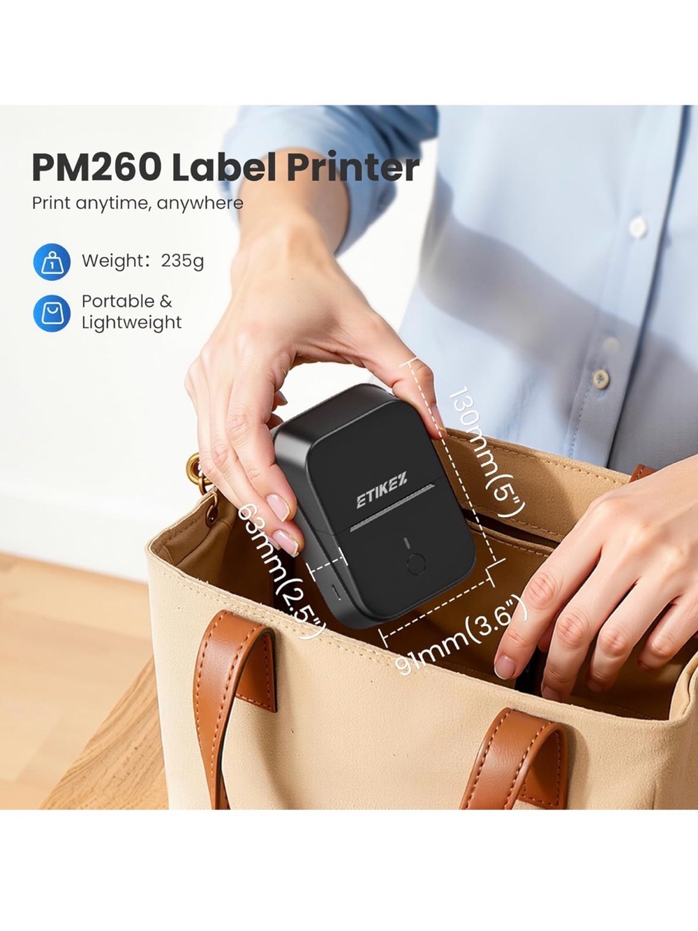2 Inch Label Tape Maker Bluetooth Label Printer - Picture 6 of 8